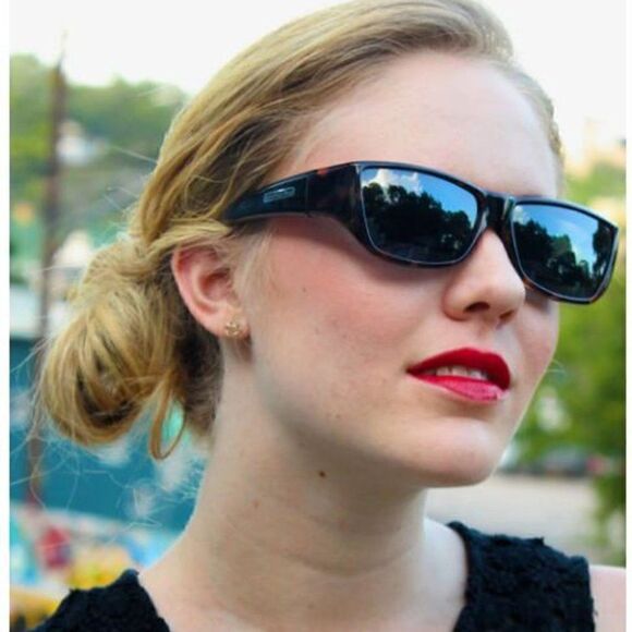 Jonathan Paul Allara Fitovers Tortoiseshell Amber Sunglasses -Polarized UV 400 - Picture 3 of 12